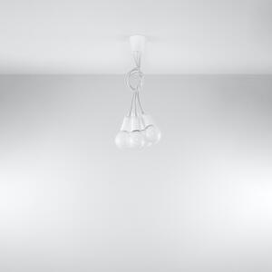 DIEGO 5 Závěsné světlo, bílá SL.0571 - Sollux