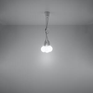 DIEGO 3 Závěsné světlo, bílá SL.0570 - Sollux