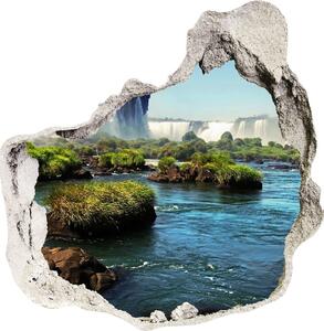 Nálepka fototapeta 3D výhled Vodopád Igazu nd-p-83377998