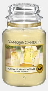 Svíčka Yankee Candle Homemade Herb Lemonade velká žlutá