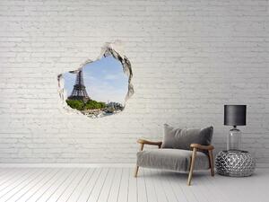 Fototapeta díra na zeď 3D Eiffelova věž Paříž nd-p-85055031