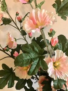Animadecor Umělá květina - Slézová růže růžová