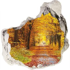 Nálepka fototapeta 3D výhled Podzim les nd-p-86844242