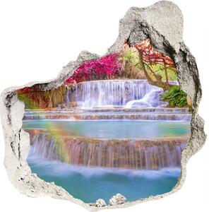 Nálepka fototapeta 3D výhled Vodopád v lese nd-p-87130730
