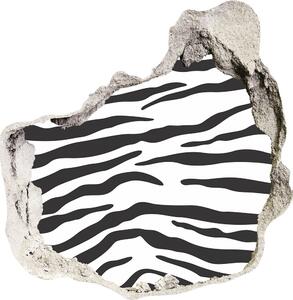 Fotoobraz díra na stěnu nálepka Zebra pozadí nd-p-87477290