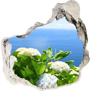 Nálepka fototapeta 3D Květiny nad mořem nd-p-87726143
