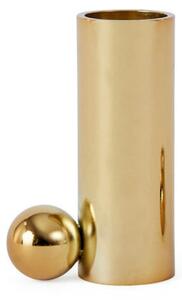 OYOY LIVING DESIGN Kovový svícen Palloa High "Brass" OYOY