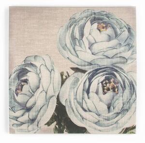 Bezrámový obraz - tisk na plátně - Teal Floral Trio 41-714, Wall Art, Graham Brown