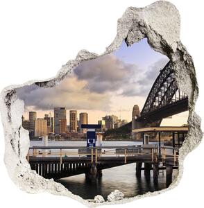 Fototapeta díra na zeď 3D Most w Sydney nd-p-90745371