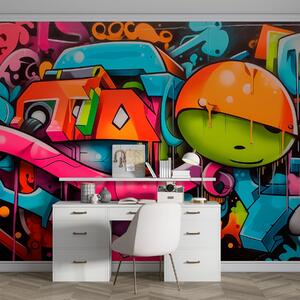 Fototapety Jasné graffiti, Fototapety teen room, w03688 : uwalls.cz