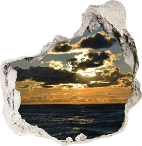 Nálepka fototapeta 3D Západ slunce na moři nd-p-91456037