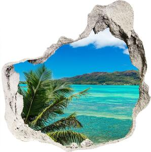Fotoobraz díra na stěnu Pobřeží Seychely nd-p-93632488