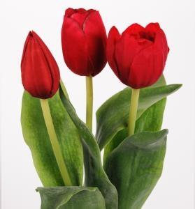Animadecor Umělá květina - Tulipán červený mix