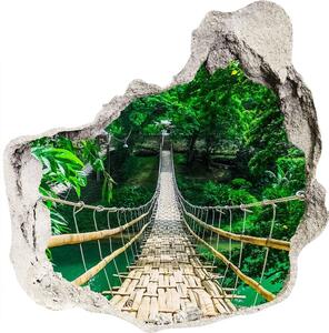 Fototapeta díra na zeď 3D Most tropickýá les nd-p-94521444
