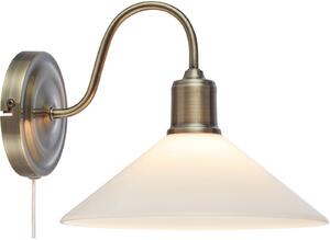 Markslöjd Vela nástěnné svítidlo 1x40 W bílá-mosaz 108865