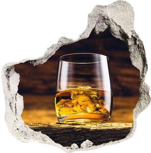 Samolepící díra nálepka beton Bourbon ve sklenici nd-p-95142140