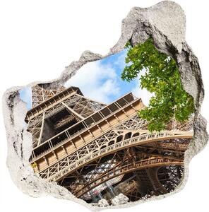 Samolepící díra nálepka Eiffelova věž Paříž nd-p-96010158