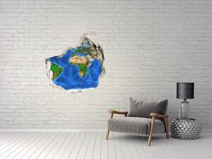 Díra 3D fototapeta nálepka Mapa světa nd-p-97580792