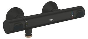 Grohe Precision Flow sprchová baterie nastěnná s termostatem černá 348402430