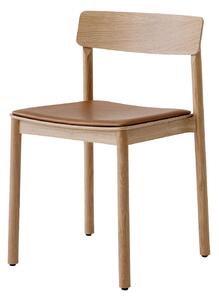 Židle Betty TK3 "Oak / Cognac Noble Leather" &Tradition