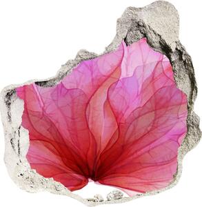 Samolepící díra na stěnu Růžový květ nd-p-98648030