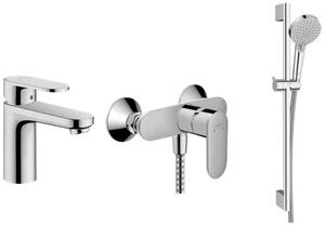 Sada umyvadlová baterie Hansgrohe Vernis Blend 71580000, sprchová baterie Hansgrohe Vernis Blend 71640000, 26279000