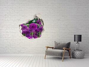 Nálepka 3D díra samolepící Květy česneku nd-p-99930087