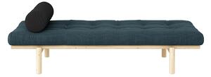 Lenoška Next Daybed Clear lacquered/Pale Blue 200 × 75 × 12 cm