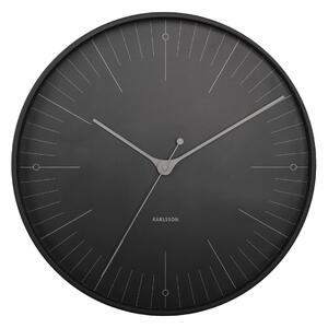 KARLSSON Nástěnné hodiny Index černá ∅ 40 × 4,5 cm