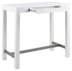 ACTONA Barový stůl Angela − bílá 105 × 120 × 60 cm