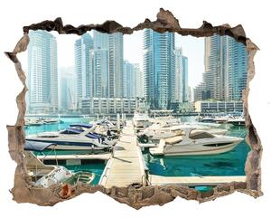 Fototapeta díra na zeď Marina Dubaj nd-k-106709864