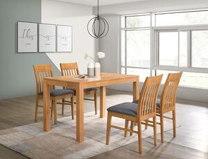 Jídelní set - stůl VAŠEK a 4 židle VIOLA(ilustrační foto), látka BZ4, buk