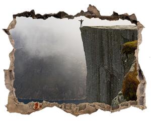 Díra 3D ve zdi nálepka Norský útes nd-k-106891246