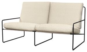 Dvojmístná sedačka Desert Pure Bouclé "Black/ Off-white" ferm LIVING