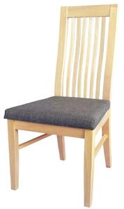 Jídelní židle LAURA, látka SH21 (dub sonoma)