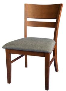 Jídelní židle EDITA, látka SH21 (ořech)