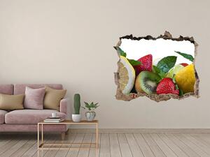Nálepka 3D díra na zeď Ovoce a zelenina nd-k-111192717
