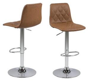 ACTONA Barová židle Emu − hnědá 110 × 40 × 48,5 cm