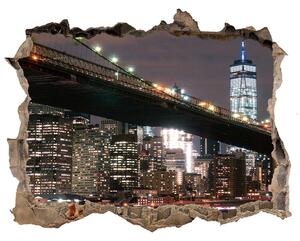 Fototapeta díra na zeď Manhattan New York nd-k-112427472