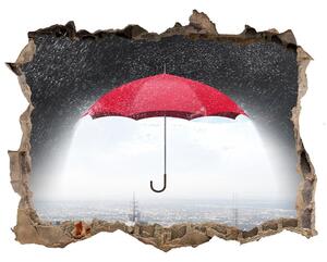 Fototapeta díra na zeď Deštník nad městem nd-k-114252006