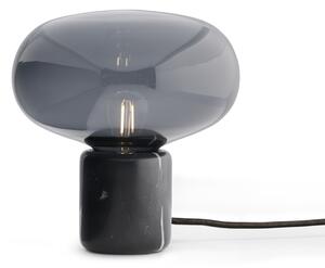 Stolní lampa Karl-Johan "Black Marquina / Smoked Glass" New Works