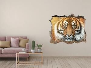 Díra 3D fototapeta na stěnu Bengálský tygr nd-k-116603957