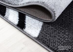 Ayyildiz Hali GmbH Kusový koberec PARMA 9210 Black, Šedá, Černá, Vícebarevné, 80 x 150 cm