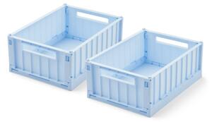 Úložné boxy Weston S "Pure Sky" - 2 kusy Liewood