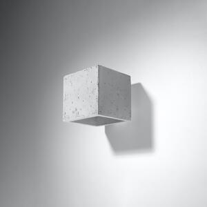 QUAD Nástěnné světlo, beton SL.0487 - Sollux