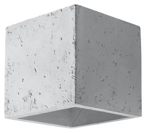QUAD Nástěnné světlo, beton SL.0487 - Sollux