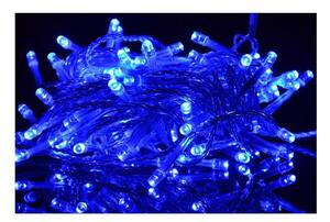 ACA DECOR LED vánoční světelný řetez, 3x15m, modrá barva, IP44, 8 funkcí, 300 LED