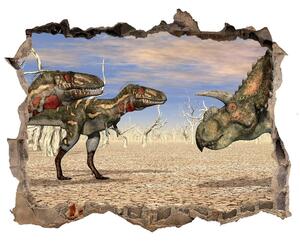 Díra 3D fototapeta nálepka Dinozaury nd-k-119267446