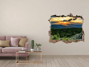 Díra 3D ve zdi nálepka Horské panorama nd-k-118999415