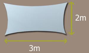 Limetková stínící plachta 2x3m